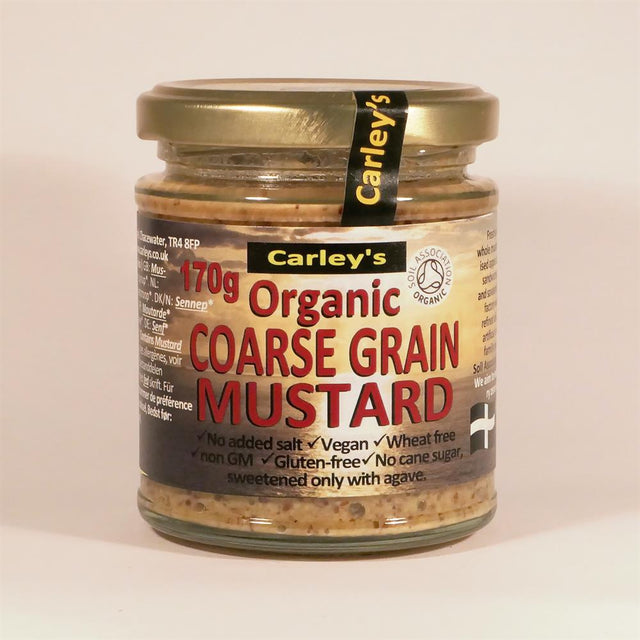 Organic Coarse Grain Mustard 170g - Greenlands Health Store