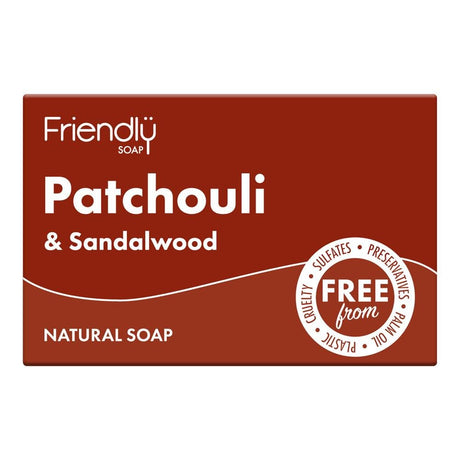 Patchouli and Sandalwood Soap 95g - Greenlands Health Store