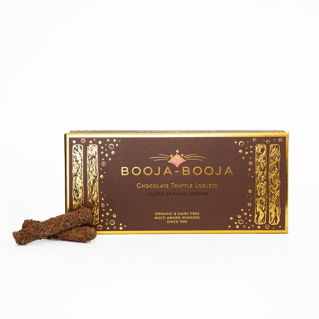 Salted Caramel Mocha 10 Truffle Loglets 115g - Greenlands Health Store