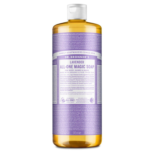 Organic Lavender All - One Magic Soap 945ml - Greenlands Health Store