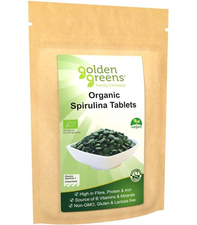 Organic Spirulina 250 Tablets - Greenlands Health Store