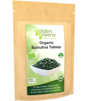 Organic Spirulina 450 Tablets - Greenlands Health Store