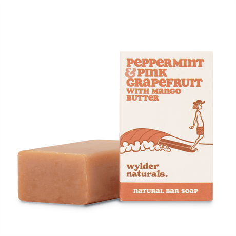 120g Peppermint & Pink Grapefruit with Mango Butter Natural Soap - Greenlands Health Store