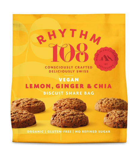 Lemon Chia Tea Biscuit Bag 135g - Greenlands Health Store