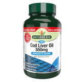 Cod Liver Oil - One - a - day - 550mg - 33% EXTRA FILL - Greenlands Health Store
