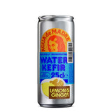 Agua de Madre Lemon & Ginger Water Kefir 250ml Can - Greenlands Health Store