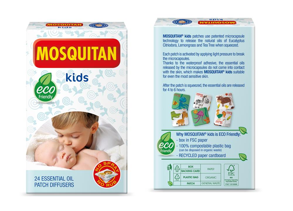 Mosquitan Kids Patches with Essential Oils - Greenlands Health Store