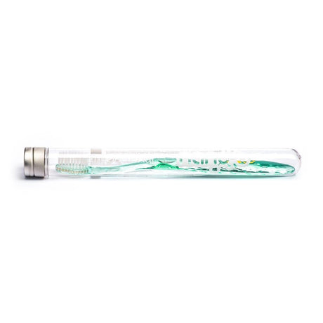 Nano - b Antibacterial Silver Toothbrush - Green 1 Unit - Greenlands Health Store