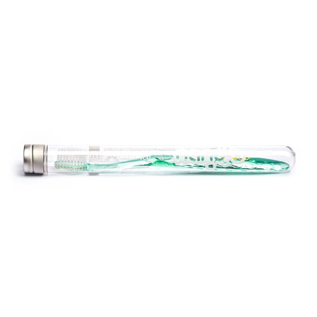 Nano - b Antibacterial Silver Toothbrush - Green 1 Unit - Greenlands Health Store