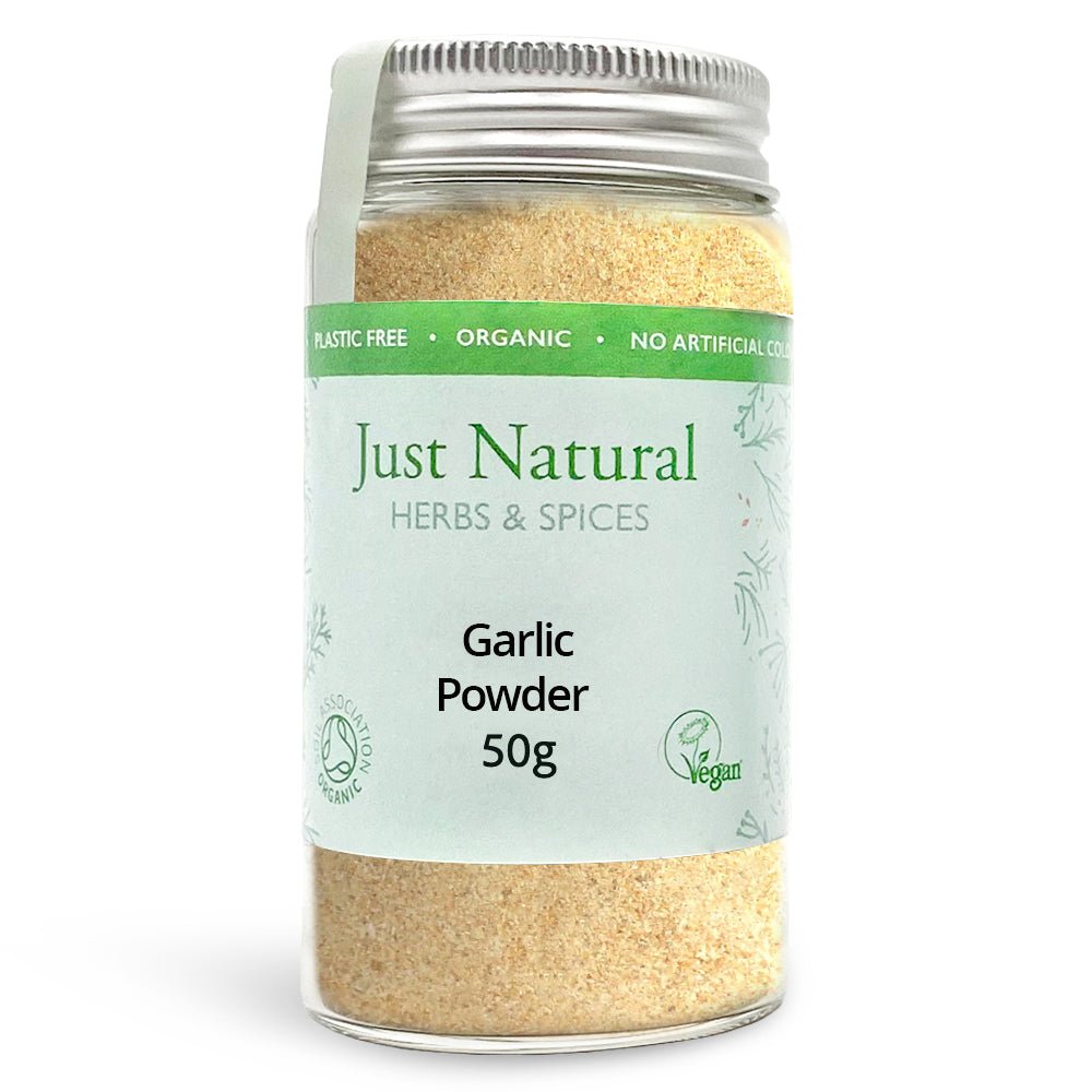 Organic Garlic Powder (Jar) 50g - Greenlands Health Store
