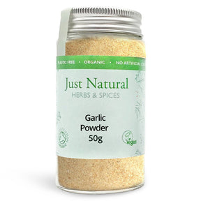 Organic Garlic Powder (Jar) 50g - Greenlands Health Store