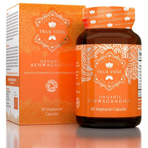 Ashwagandha: Organic Natural Vegan Ethical Non - GMO 60 capsules - Greenlands Health Store