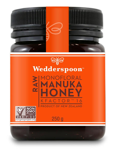 100% RAW Manuka Honey KFactor 16 250g - Greenlands Health Store