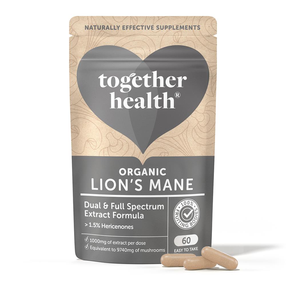 Together Health Organic Lion's Mane Mushroom 60 caps - Greenlands Health Store