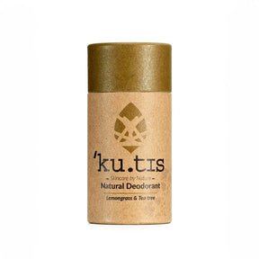Plastic Free Natural Lemongrass & Teatree Deodorant 55g - Greenlands Health Store