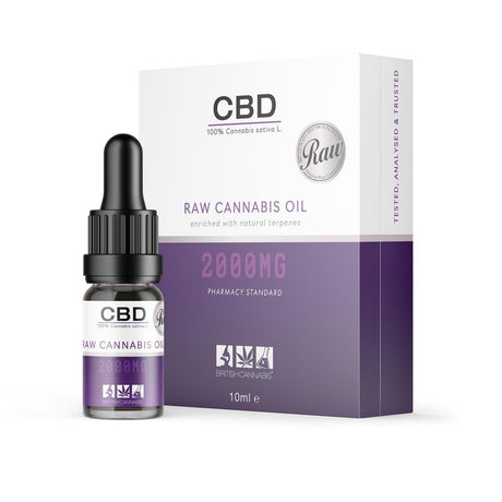 Canabidol RAW CBD Oil 2000mg 10ml - Greenlands Health Store