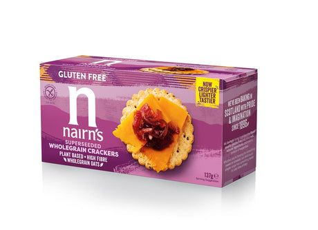 Nairn's Gluten Free Super Seeded Wholegrain Cracker 137g - Greenlands Health Store