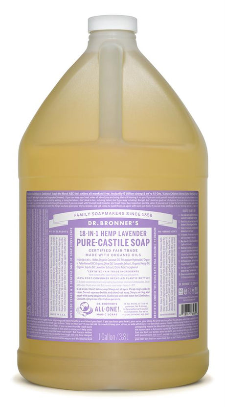 Lavender Pure - Castile Liquid Soap 3790ml - Greenlands Health Store
