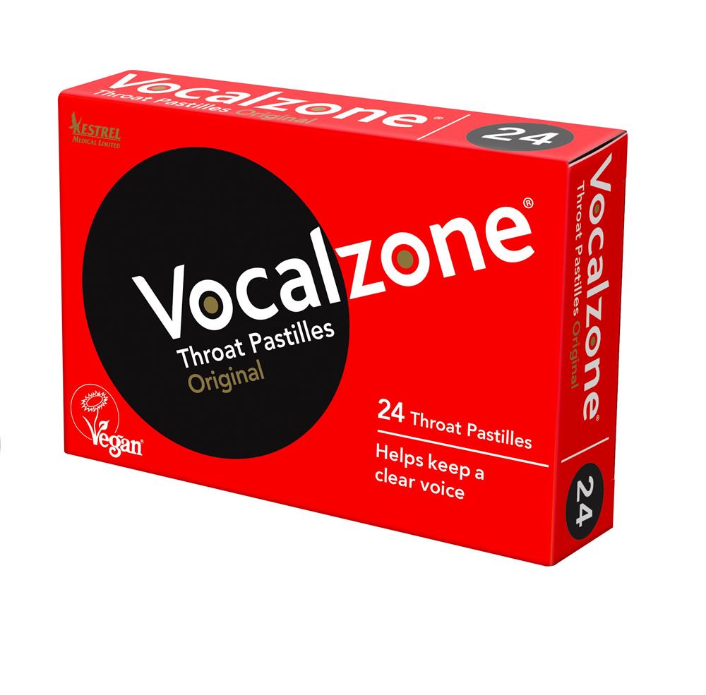 Vocalzone Original Throat Pastilles (24 Pastilles) - Greenlands Health Store