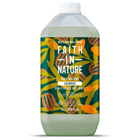 Faith in Nature Shea & Argan Shampoo 5 Litre - Greenlands Health Store
