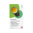 Organic Japanese Matcha Three Mint 20 Teabags - Greenlands Health Store