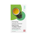 Organic Japanese Matcha Three Mint 20 Teabags - Greenlands Health Store