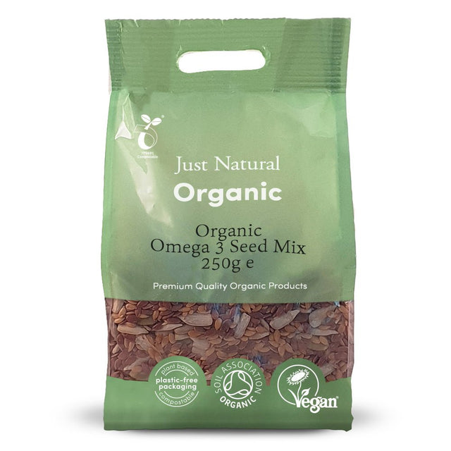 Organic Omega 3 Seed Mix 250g - Greenlands Health Store