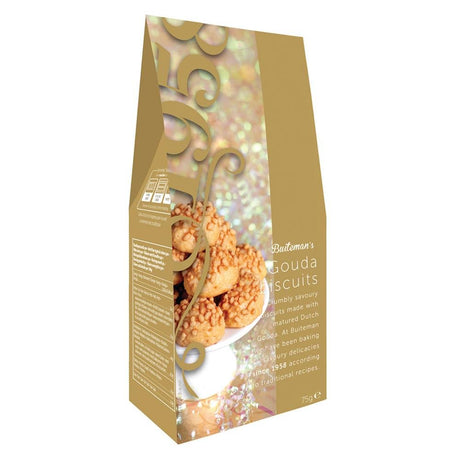 Buiteman Gouda Biscuits Gold Box 75g - Greenlands Health Store