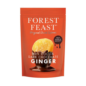 60% Cocoa Dark Chocolate Ginger 130g - Greenlands Health Store