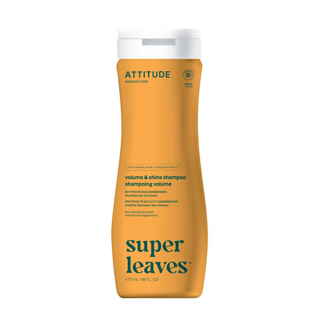 Super Leaves Shampoo - Volume & Shine 473ml - Greenlands Health Store