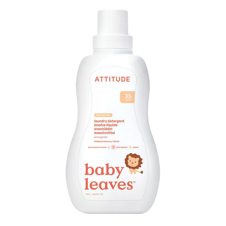 ATTITUDE baby leaves Laundry Detergent - Pear Nectar 1050ml - Greenlands Health Store