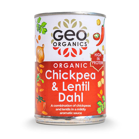 Cans - Organic Chick Pea & Lentil Dahl 400g - Greenlands Health Store