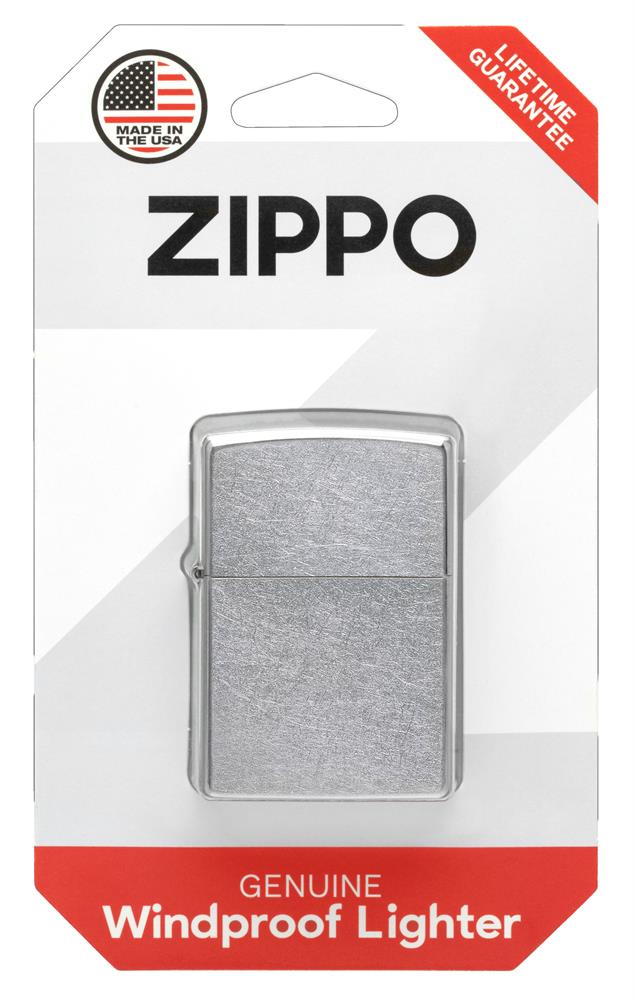 Zippo Street Chrome Lighter - Greenlands Health Store