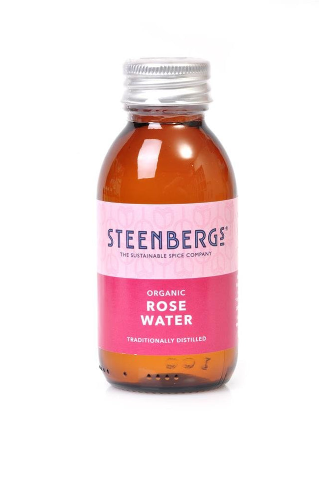 Organic Rose Water 100ml Steenbergs - Greenlands Health Store