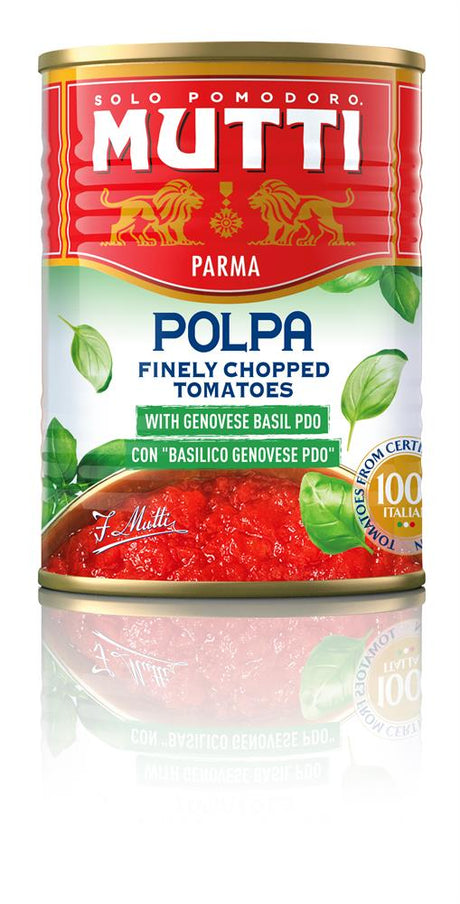 Mutti Polpa with Basil 400g - Greenlands Health Store