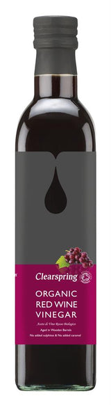 Organic Red Wine Vinegar 500ml - Greenlands Health Store