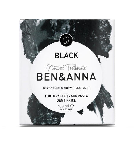 Ben & Anna - Toothpaste Black (with activated Charcoal) 100ml - Greenlands Health Store