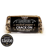 Crack On - Black Pepper Vegan Cheese Log 120g - Greenlands Health Store