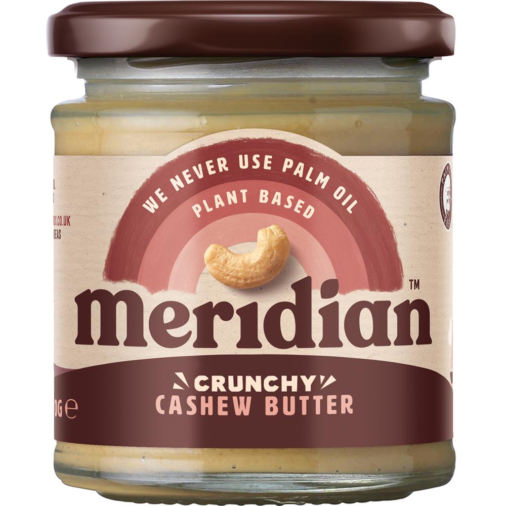 Meridian Crunchy Cashew Butter 170g - Greenlands Health Store