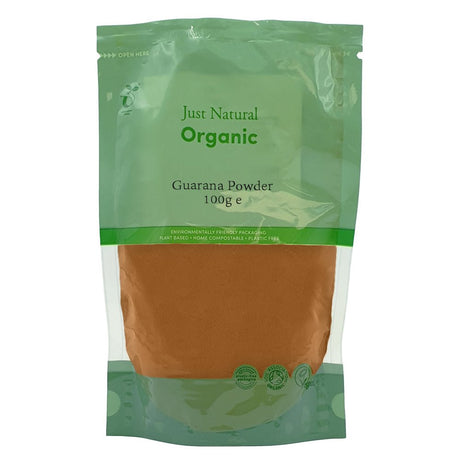 Organic Guarana Powder 100g - Greenlands Health Store