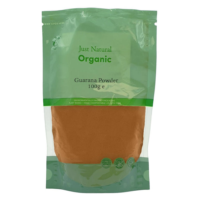 Organic Guarana Powder 100g - Greenlands Health Store