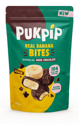 Pukpip Real Frozen Banana Bites Dipped in Dark Chocolate 172g - Greenlands Health Store