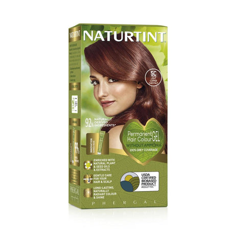 Permanent Hair Colourant Intense Light Copper Chestnut 170ml - Greenlands Health Store