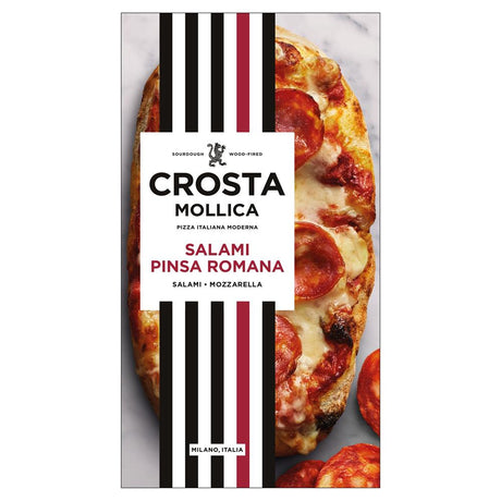 Crosta & Mollica Salami & Mozzarella Pinsa Pizza 160g - Greenlands Health Store