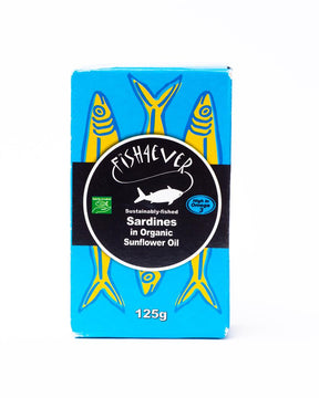 Whole Sardines in Organic Sunflower Oil 120g - Greenlands Health Store