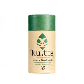 Plastic Free Natural Vegan Lavender & Geranium Deodorant 55g - Greenlands Health Store