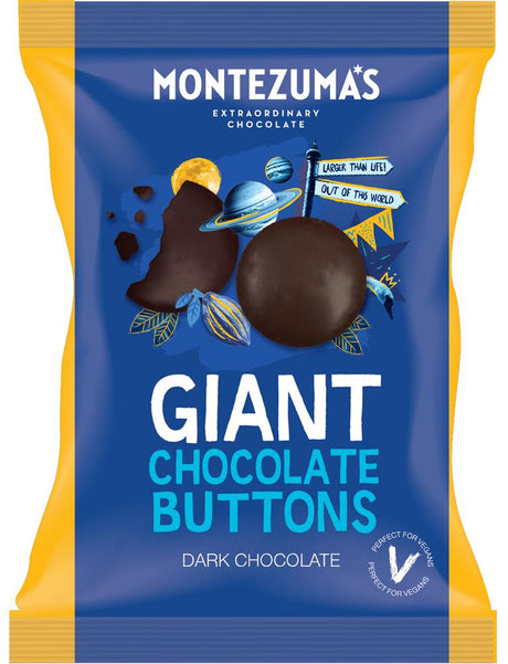 Giant Sized Dark Chocolate Buttons 120g - Greenlands Health Store