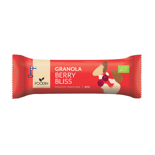 Organic Granola Bar Berry Bliss 40g - Greenlands Health Store