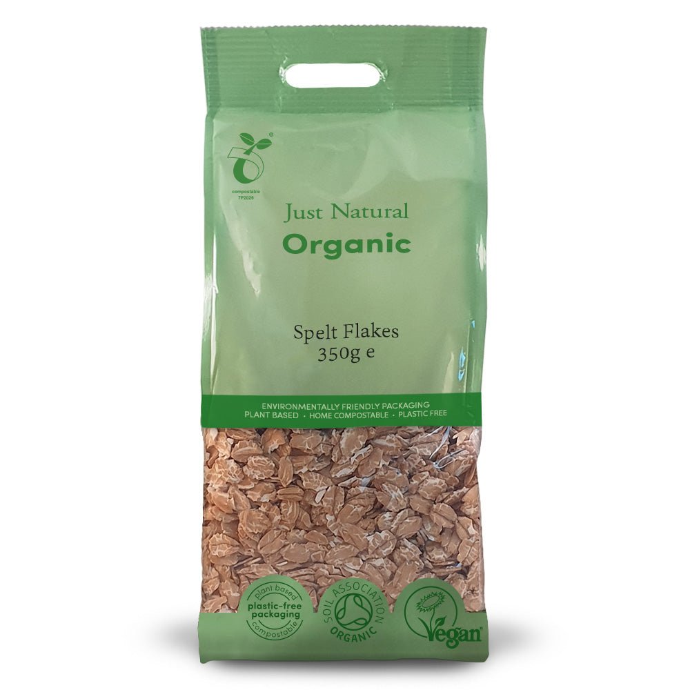 Organic Spelt Flakes 350g - Greenlands Health Store