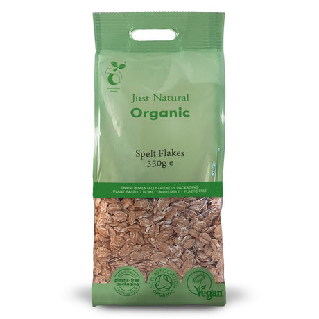 Organic Spelt Flakes 350g - Greenlands Health Store